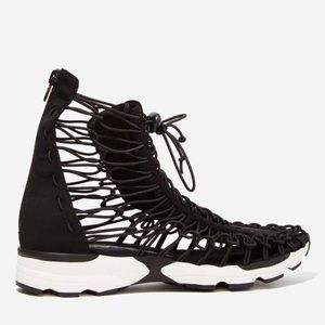 Jeffrey Campbell Black Neoprene Hi Sneakers